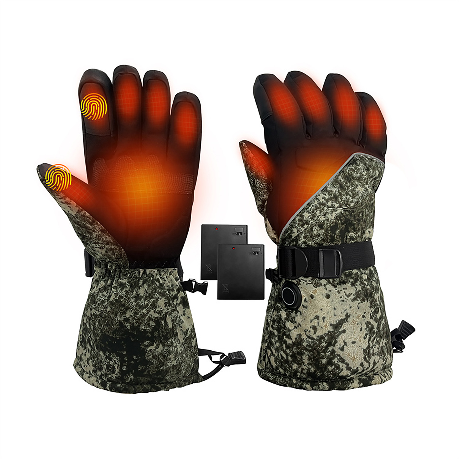 Heated Gloves Electric - Motorcycle Heating Gloves Touch Screen Electric