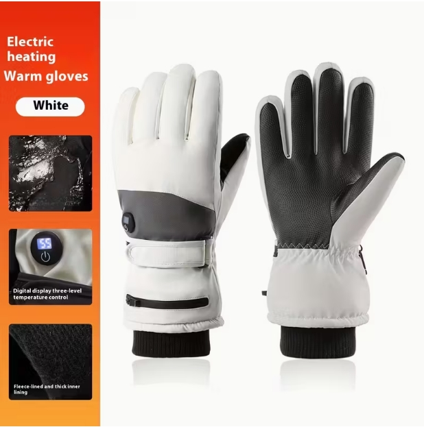 Heated Gloves Electric - Men's Winter Electric Heating Gloves 3000mAh