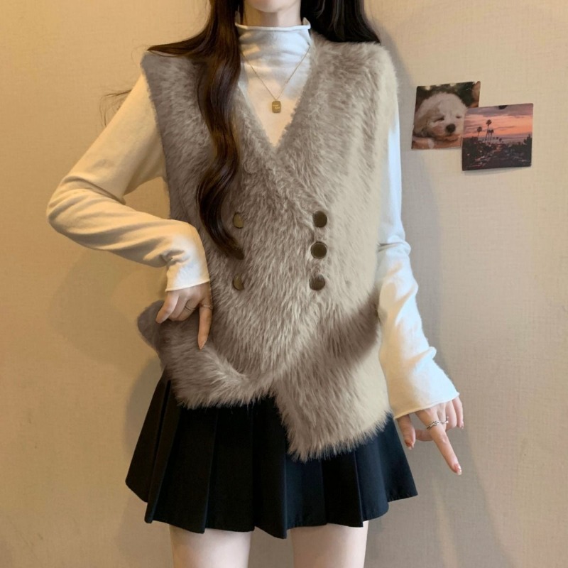 Winter Clothing Trends 2025 Women'S - Knit Vests For Women Cardigan Clothing