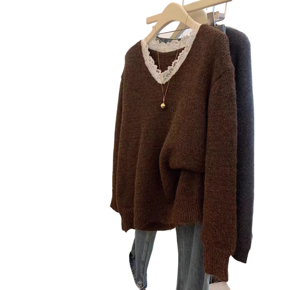 Winter Clothing Colors 2026 - 2026 Temperament Contrasting Colors Lazy Wind