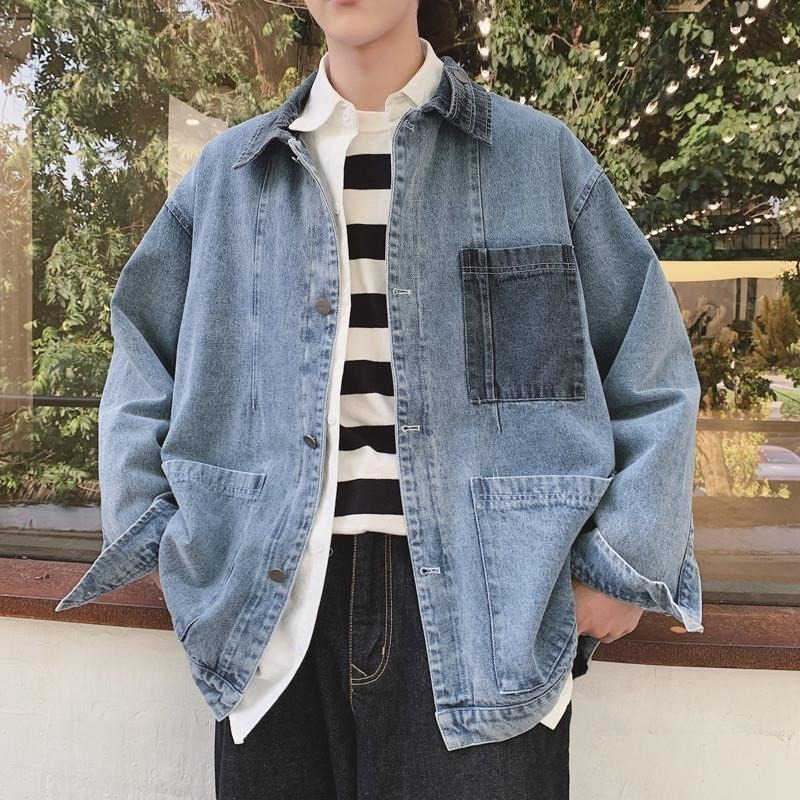 Winter Clothing Aesthetic - Autumn Button Cowboy Coat for Men