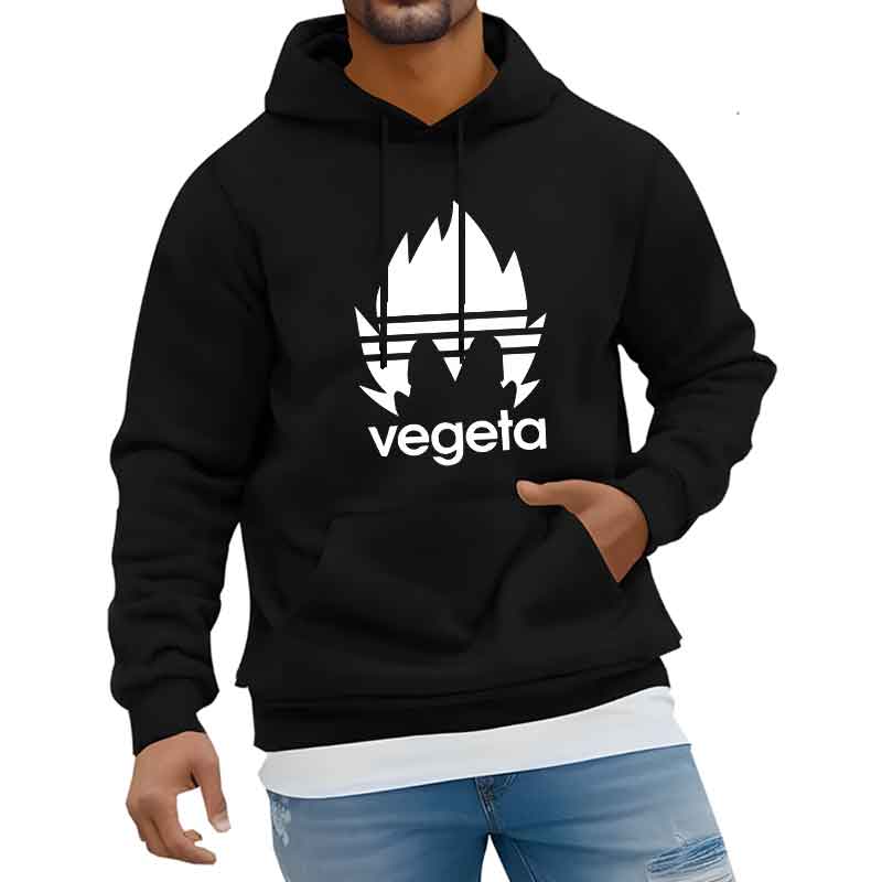 Winter Clothing Trends 2025 Women'S - Vegeta Print Men's Women Hooded Sweatshirt