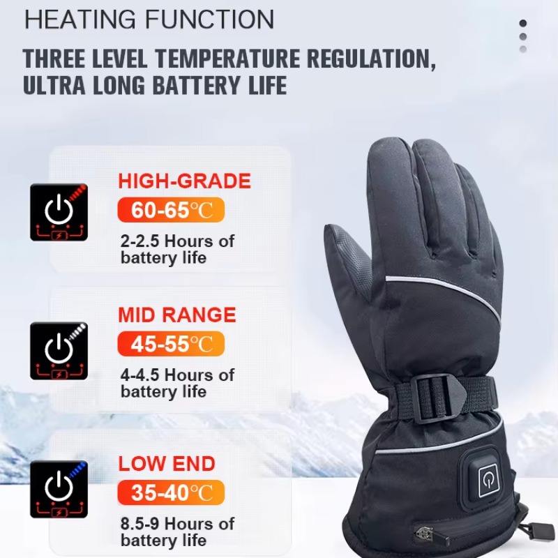 Snowboard Touchscreen Heat Win - Heated Gloves Electric recension och pris