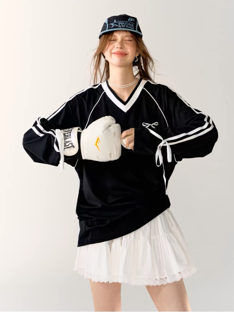 HOUZHOU Vintage Y2k Women Spor - Winter Clothing Aesthetic recension och pris