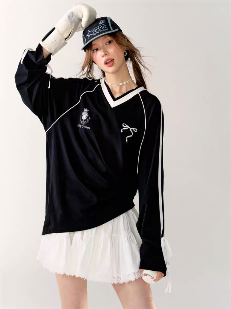 HOUZHOU Vintage Y2k Women Spor - Winter Clothing Aesthetic recension och pris