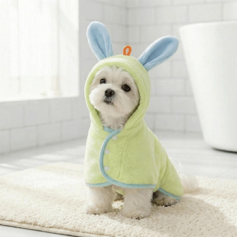 Super Absorbent Dog Hooded Bat - Fleece Hoodie Lined recension och pris