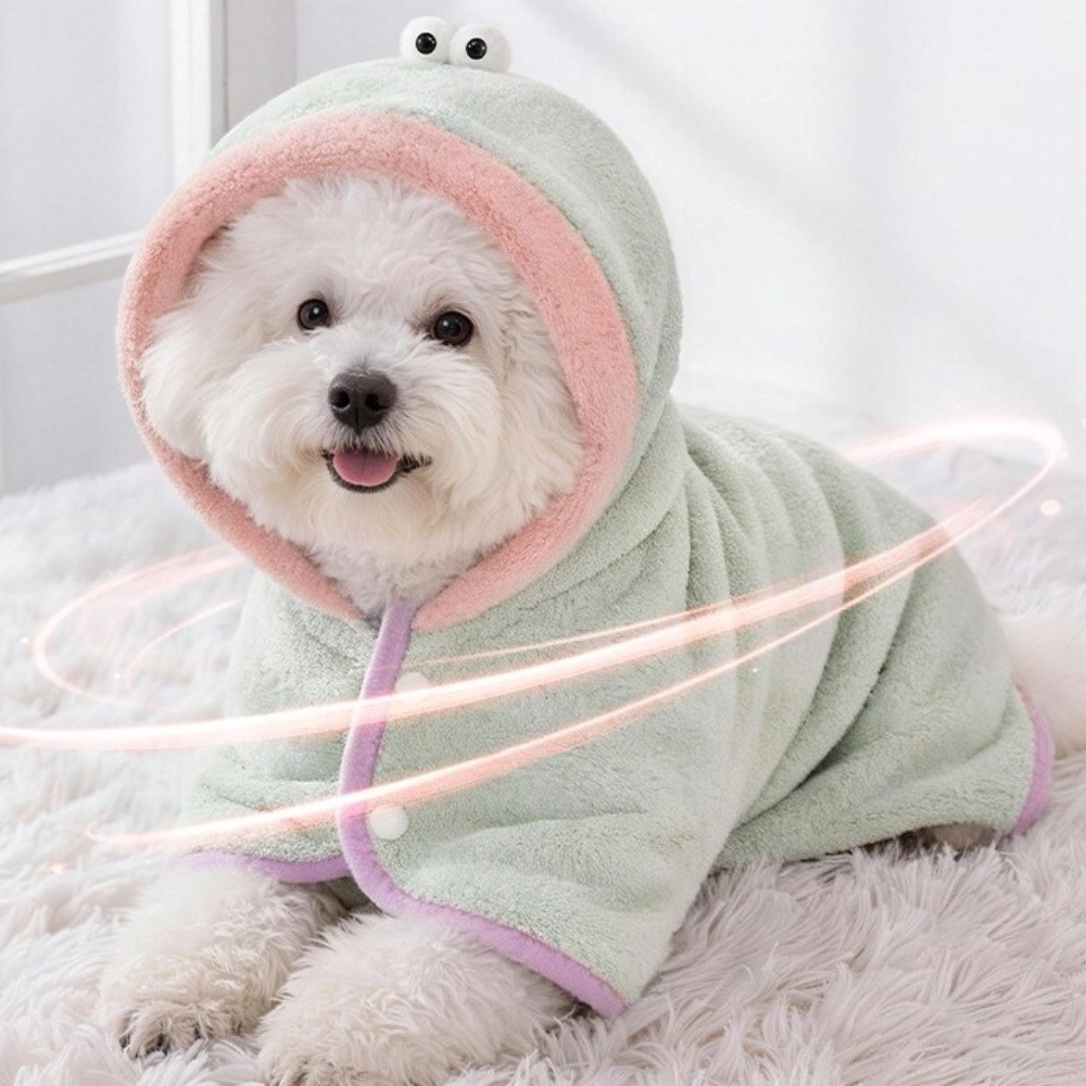 Super Absorbent Dog Hooded Bat - Fleece Hoodie Lined recension och pris