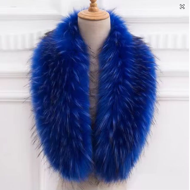 Natural Fur Collar Real raccoo - Winter Clothing Design recension och pris