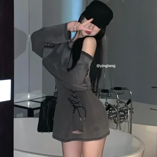 Fairycore Grunge Corset Dress  - Winter Clothing Aesthetic recension och pris