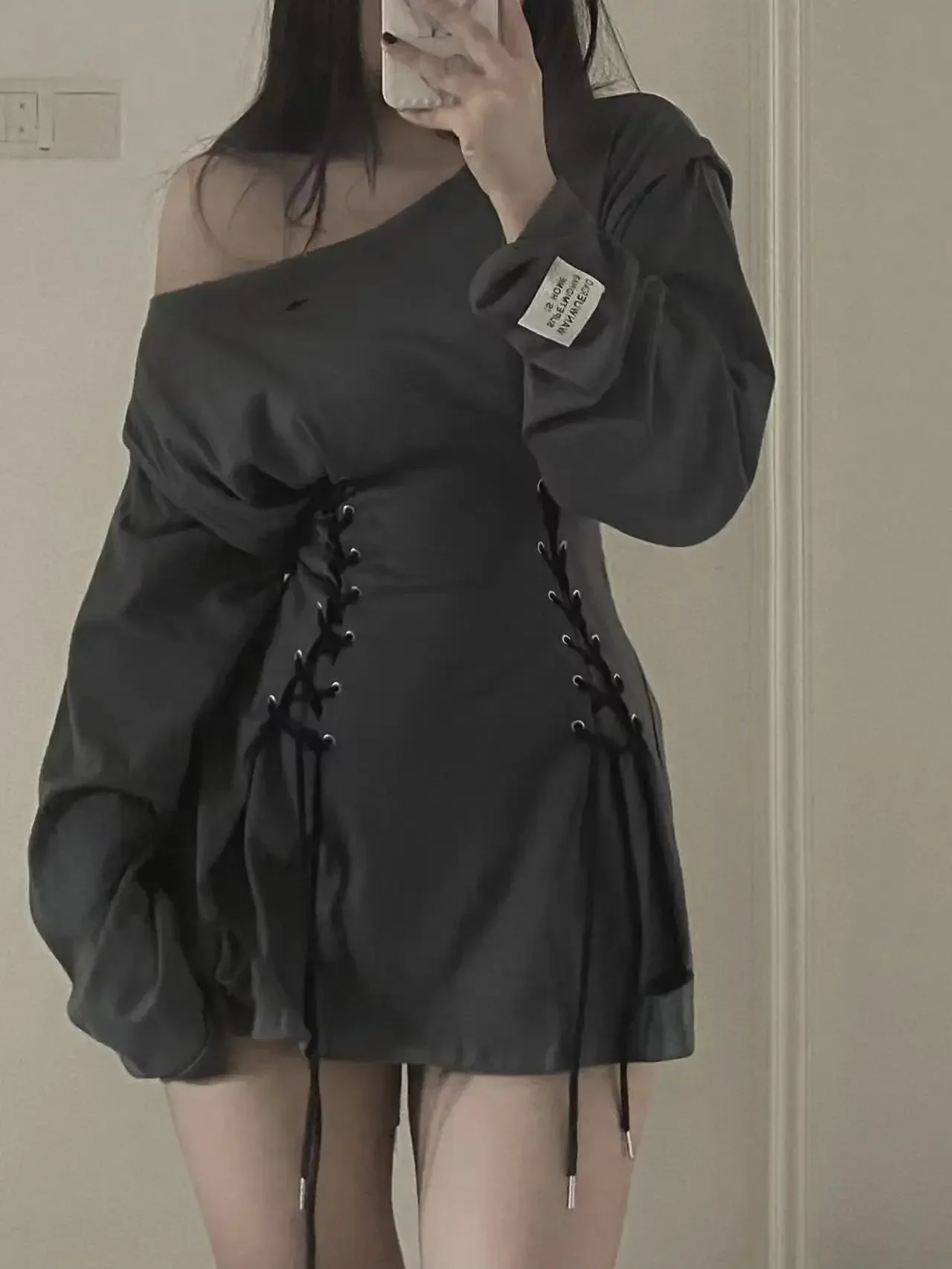 Fairycore Grunge Corset Dress  - Winter Clothing Aesthetic recension och pris