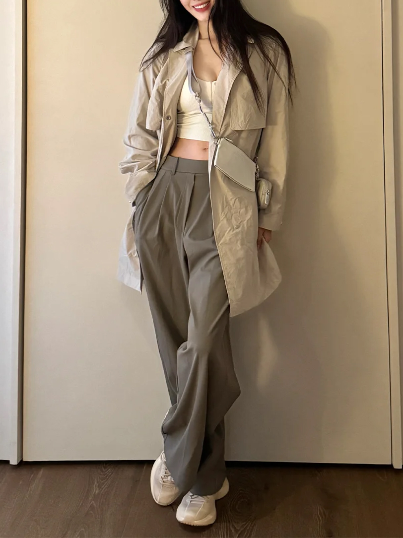 Pocketed suit pants with pleat - Winter Wear Clothes recension och pris