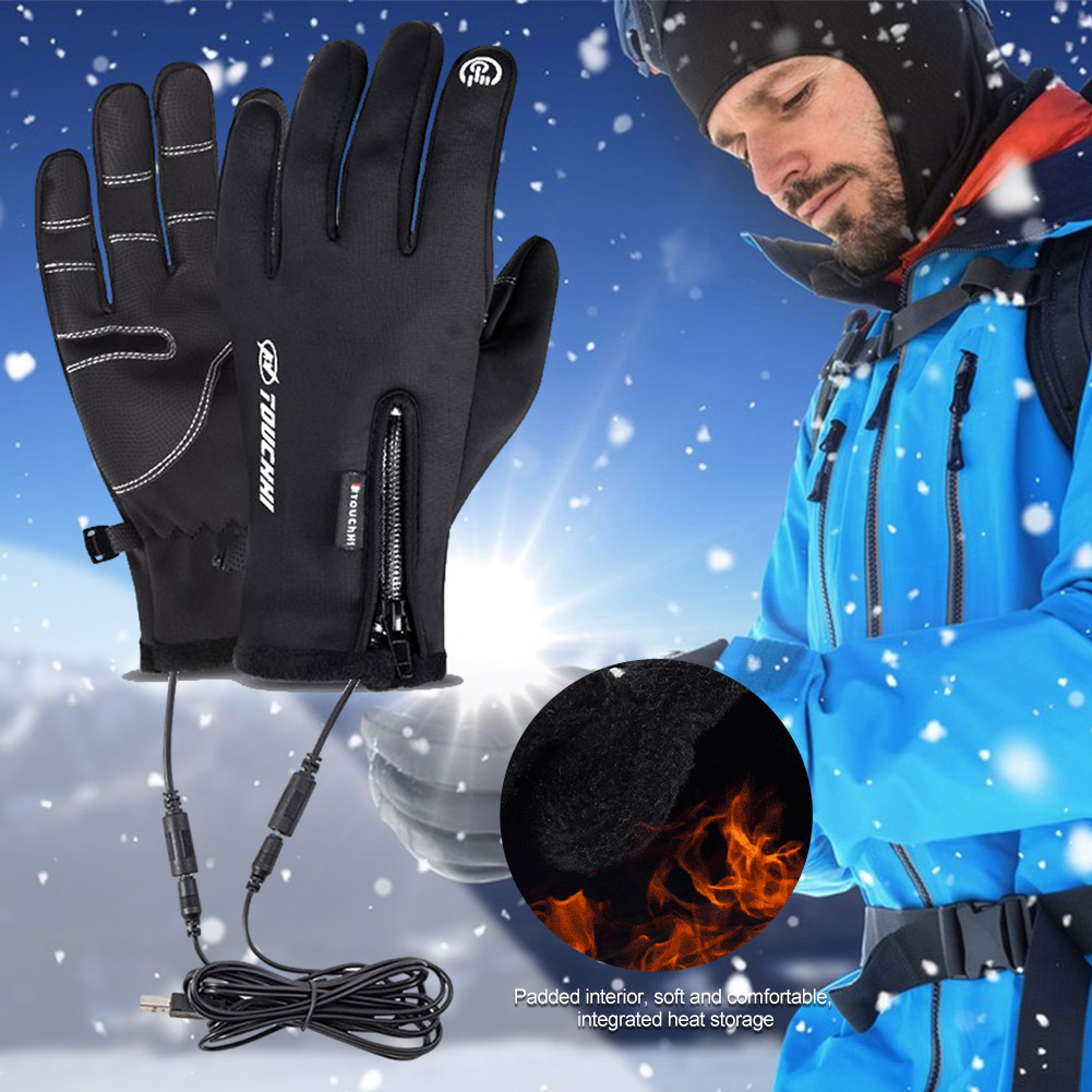 USB Touch Screen Gloves Winter - Heated Gloves Electric recension och pris