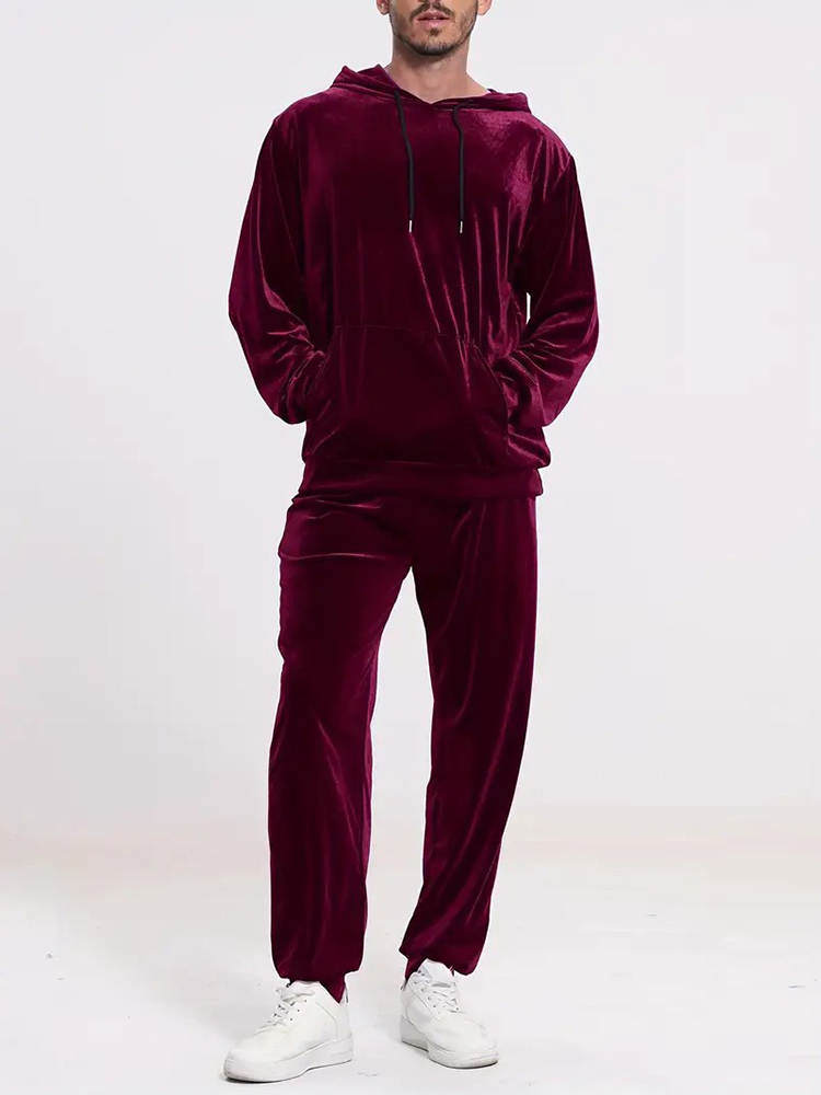 Fashion Solid Color Velvet Two - Winter Clothing Color recension och pris