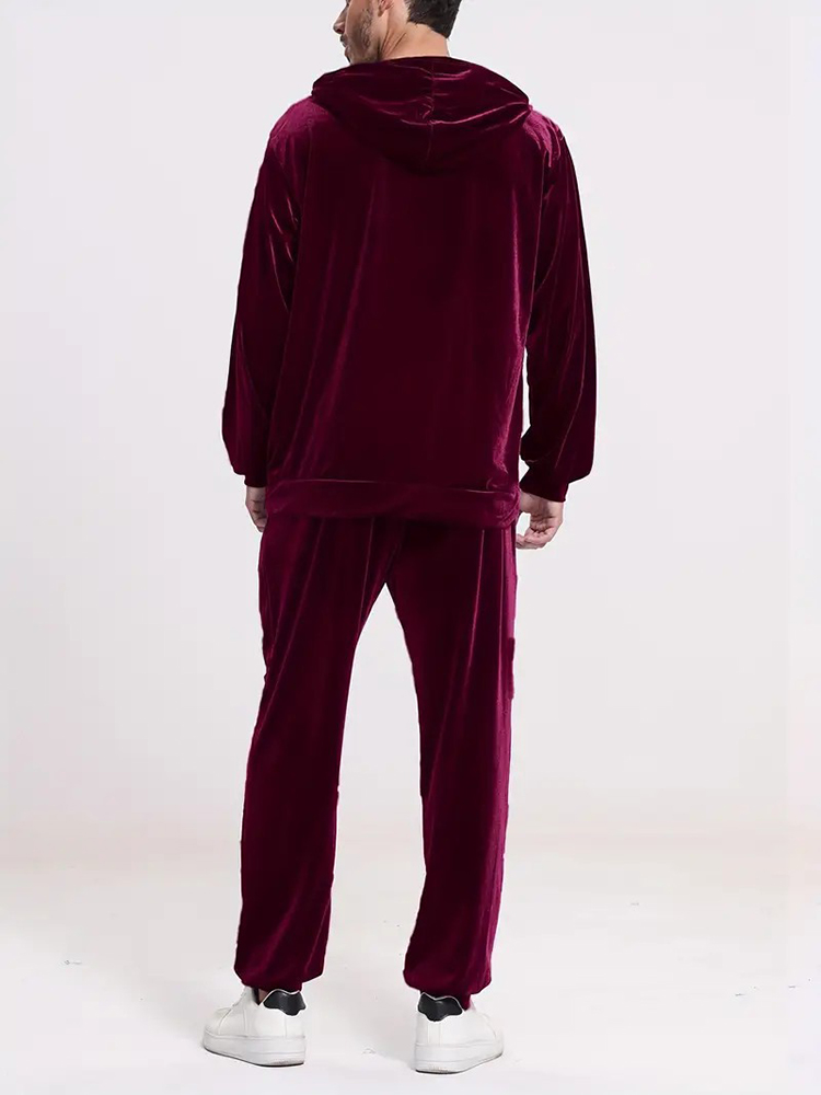 Fashion Solid Color Velvet Two - Winter Clothing Color recension och pris