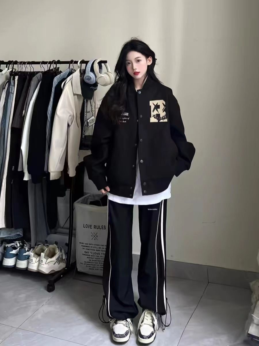 Women 2025 Autumn Black Retro  - Winter Clothing Trends 2025 Women'S recension och pris