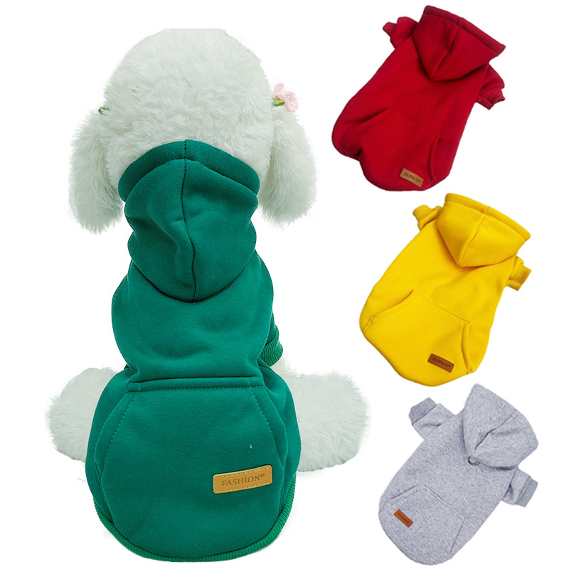 Winter Dog Clothes for Small D - Fleece Hoodie Lined recension och pris