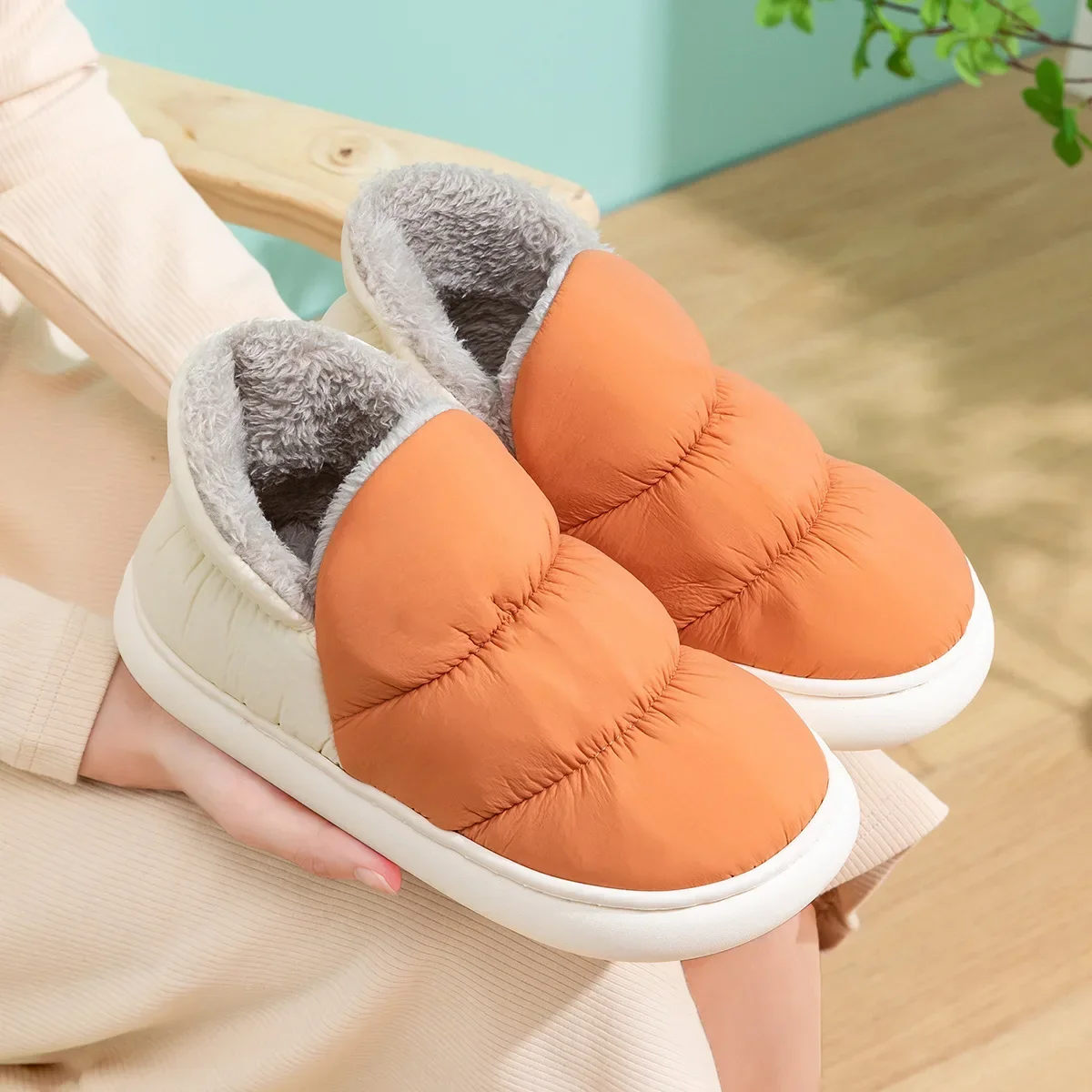 Women Men Slippers Winter Down - Winter Cloth recension och pris