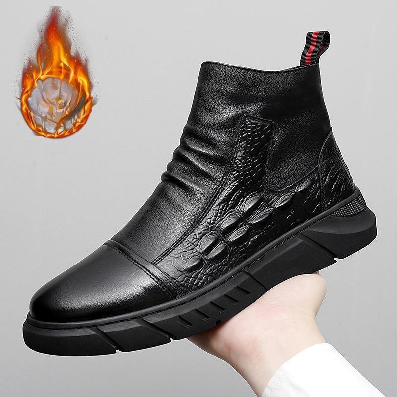 Men's High Top Boots with Wool - Winter Cloth recension och pris