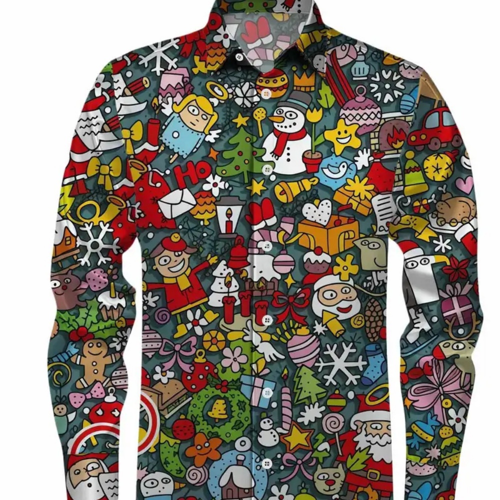 Men's Long-Sleeved Christmas P - Winter Clothing Ideas recension och pris