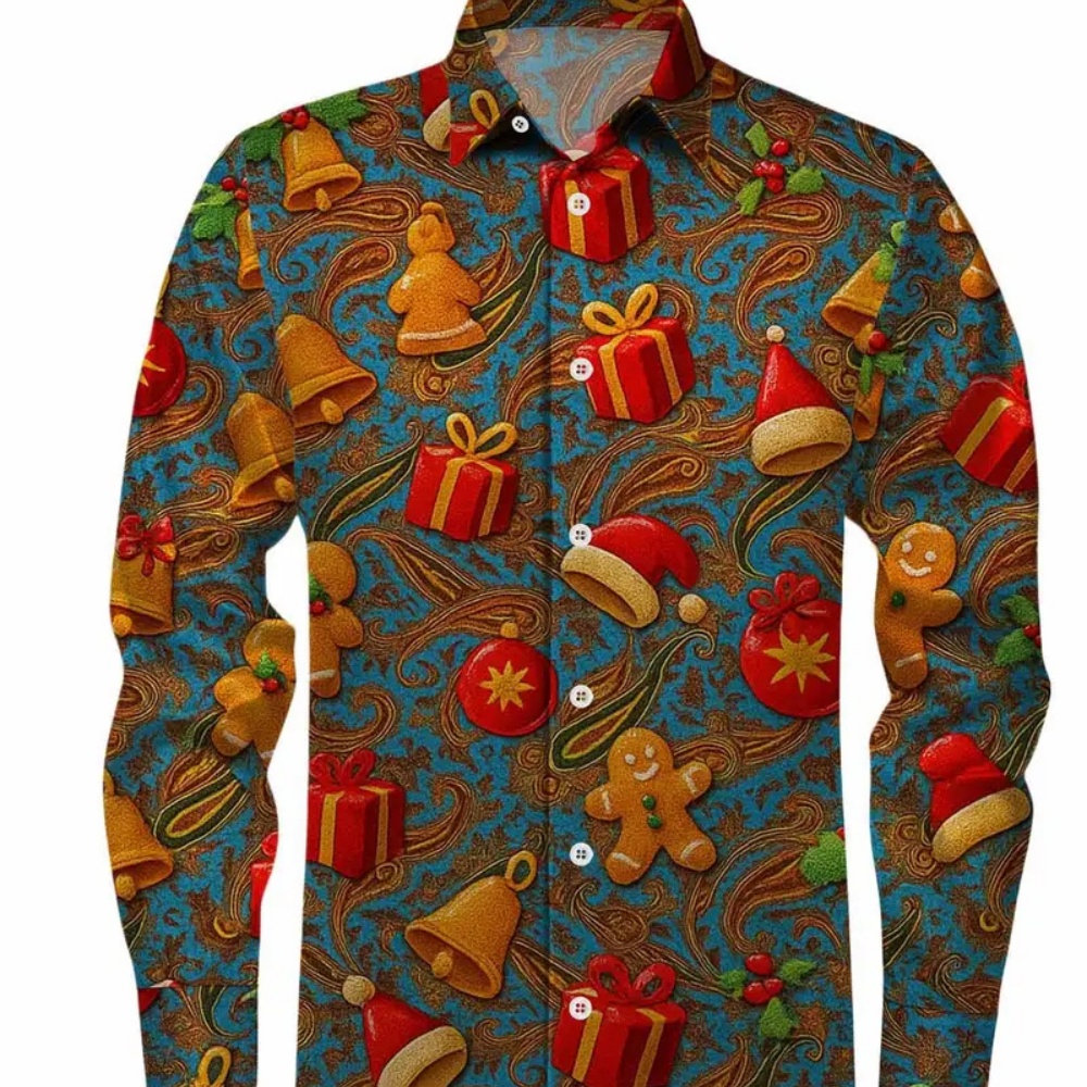 Men's Long-Sleeved Christmas P - Winter Clothing Ideas recension och pris