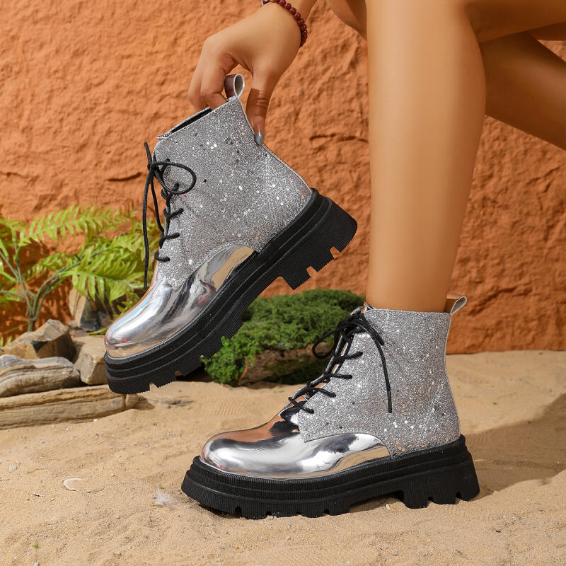 Luxury Silver Glitter Thick Bo - Winter Cloth recension och pris
