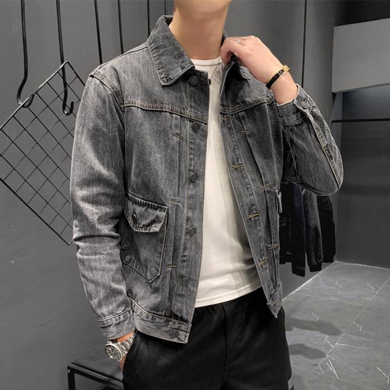 Autumn Button Cowboy Coat for  - Winter Clothing Aesthetic recension och pris