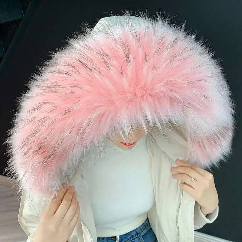 Detachable Faux Fur Collar Ext - Winter Clothing Design recension och pris