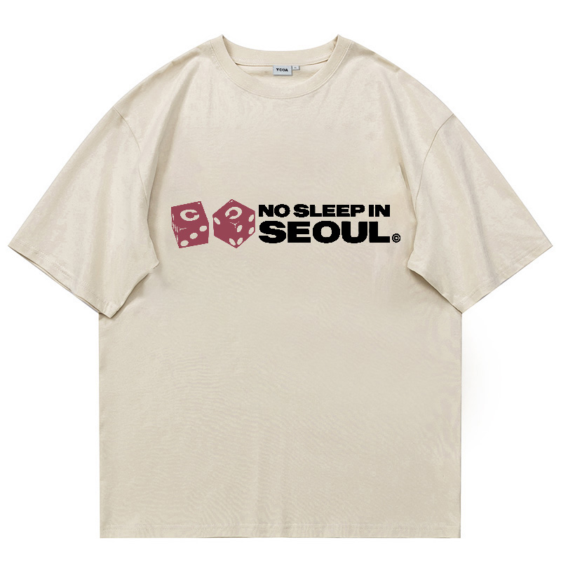 Men T-Shirt Cotton Oversized L - Winter Clothing Aesthetic recension och pris