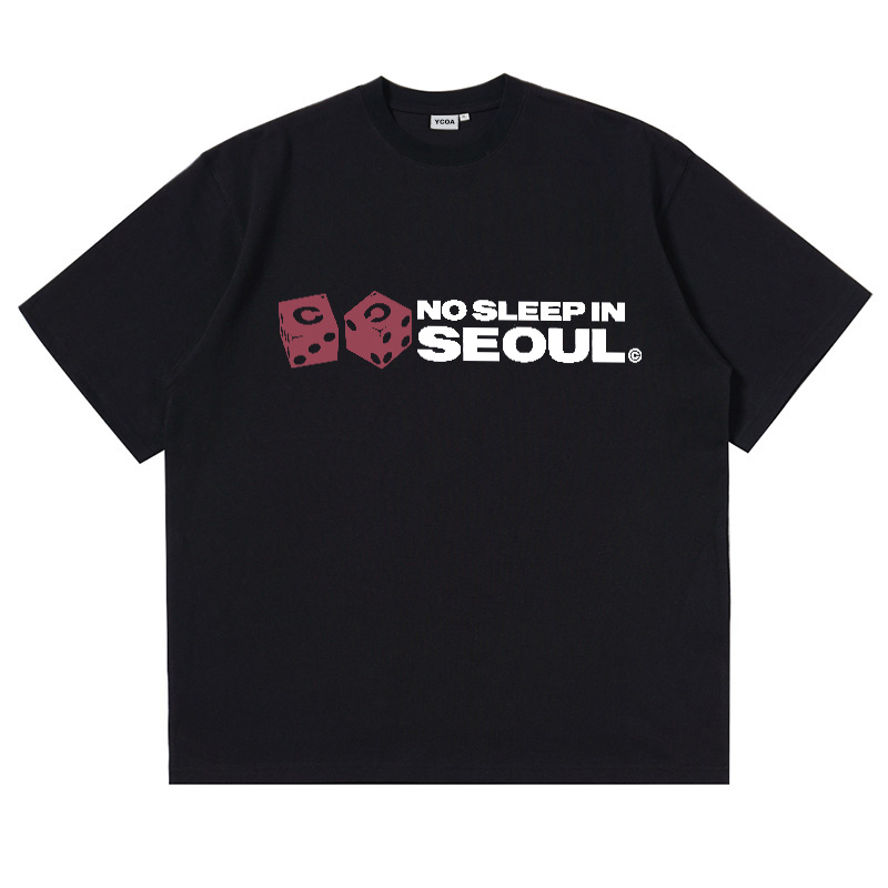 Men T-Shirt Cotton Oversized L - Winter Clothing Aesthetic recension och pris