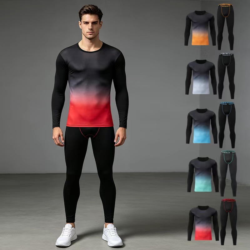 Men's Warm Set Winter Solid Co - Winter Clothing Color recension och pris