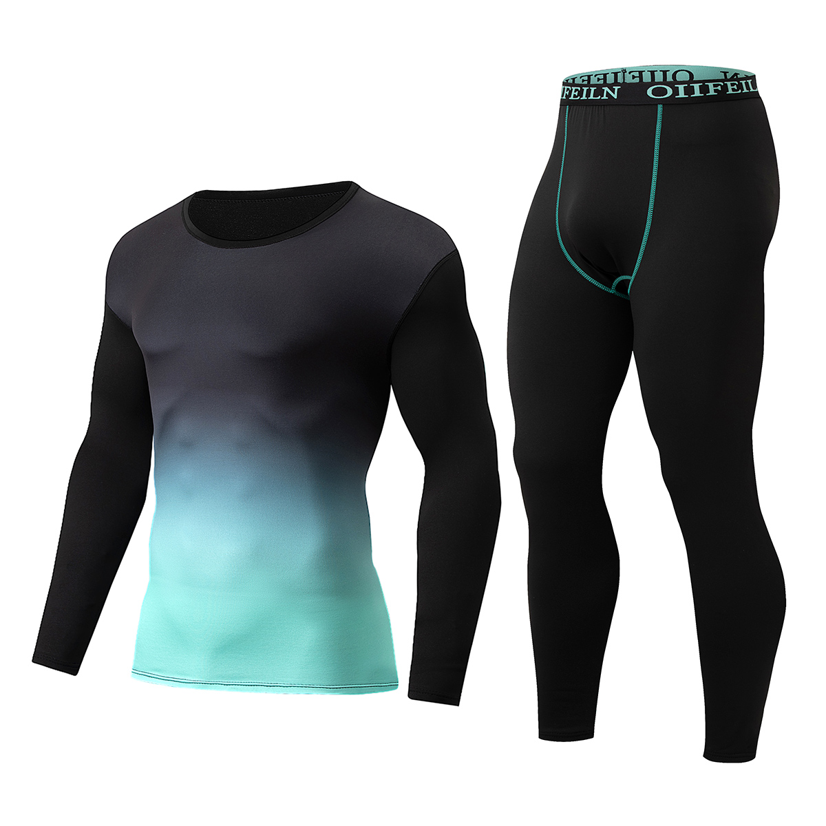 Men's Warm Set Winter Solid Co - Winter Clothing Color recension och pris