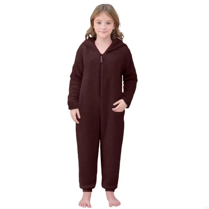Fleece Plush Warm Pajamas for  - Fleece Hoodie Lined recension och pris