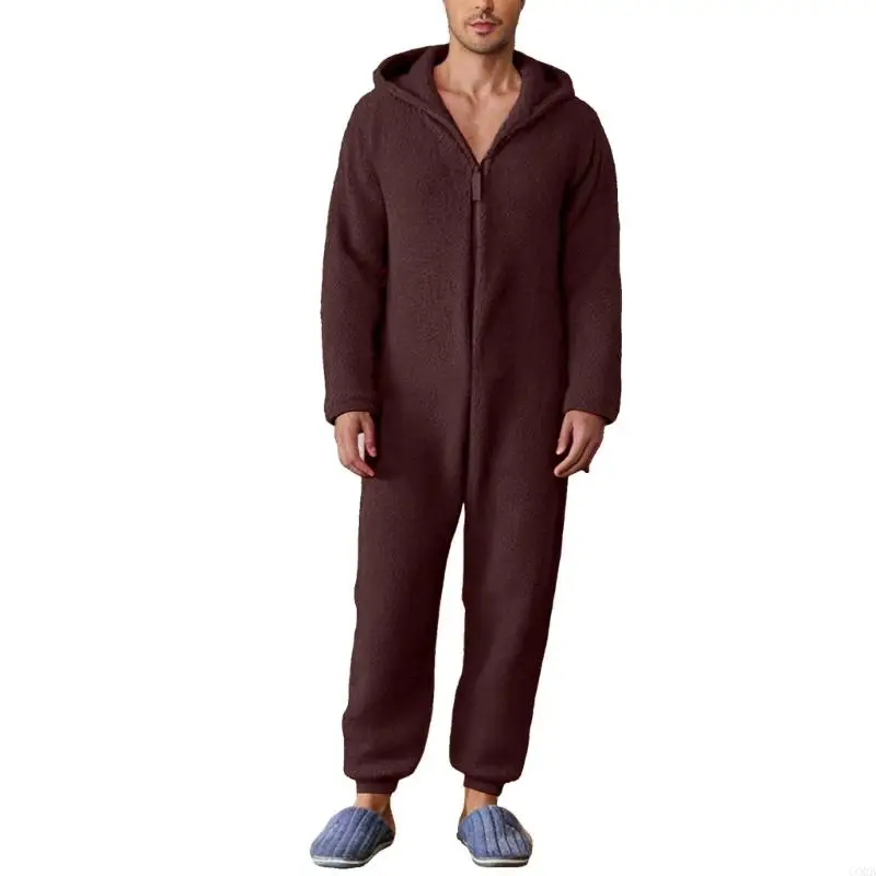 Fleece Plush Warm Pajamas for  - Fleece Hoodie Lined recension och pris