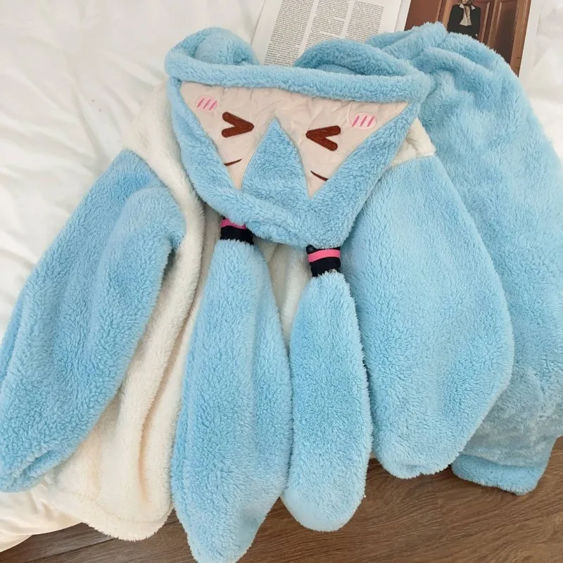 Hatsune Miku cartoon animation - Fleece Hoodie Lined recension och pris