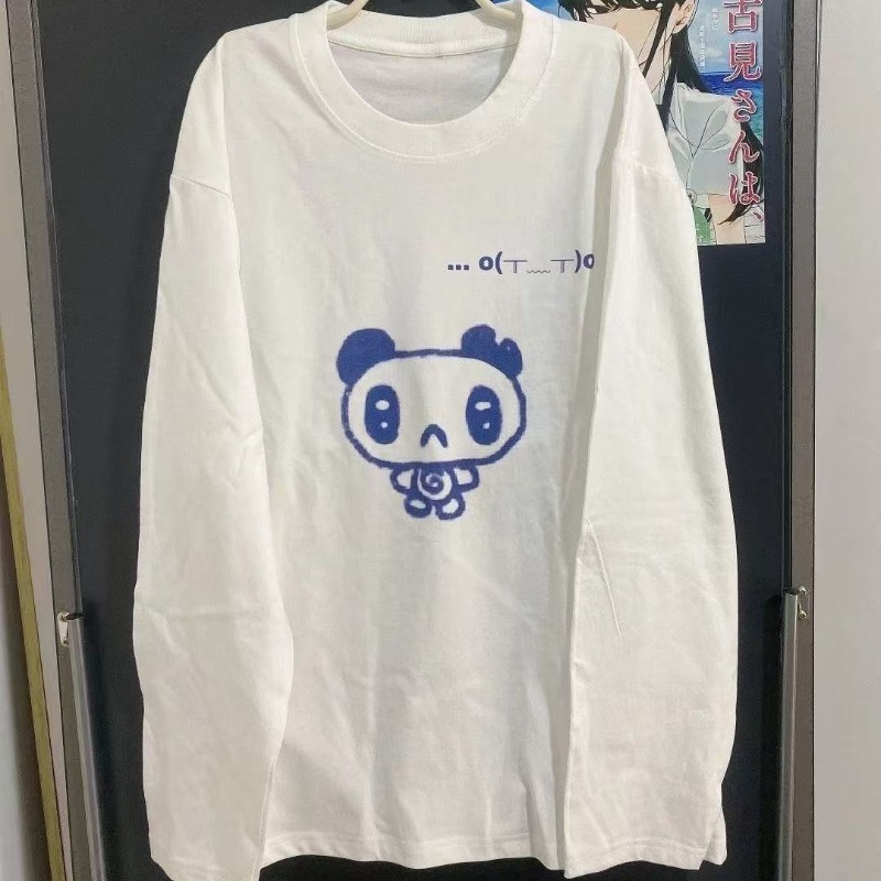 Kimutomo T Shirts Women Cartoo - Winter Clothing Aesthetic recension och pris
