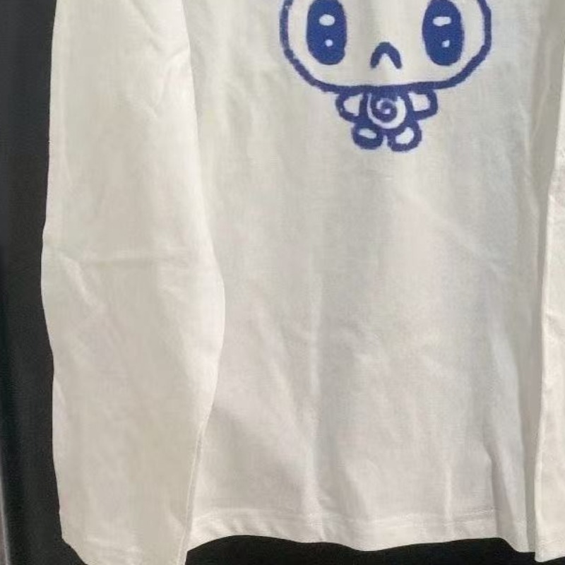 Kimutomo T Shirts Women Cartoo - Winter Clothing Aesthetic recension och pris