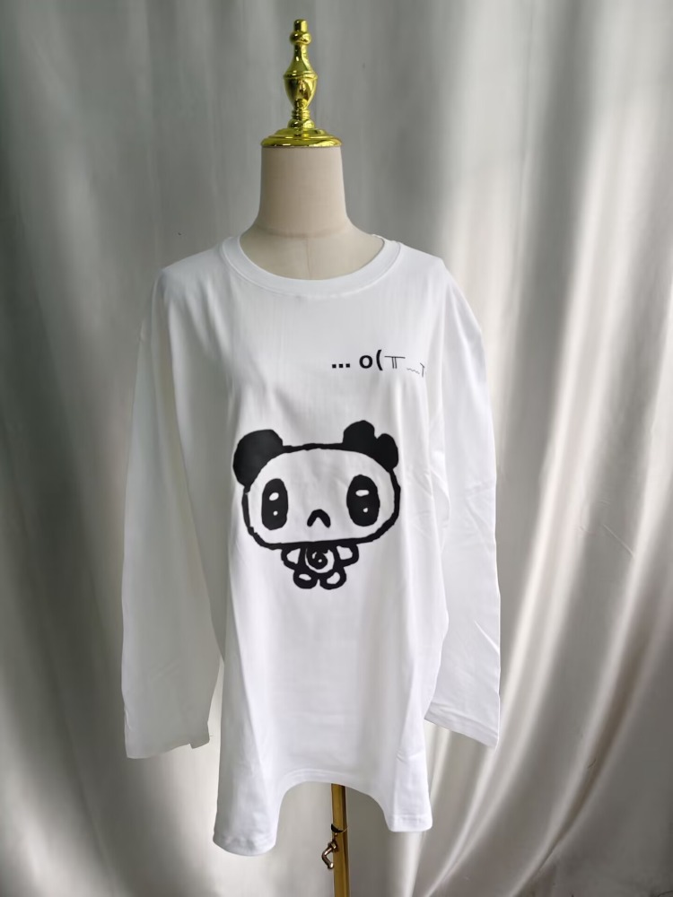 Kimutomo T Shirts Women Cartoo - Winter Clothing Aesthetic recension och pris
